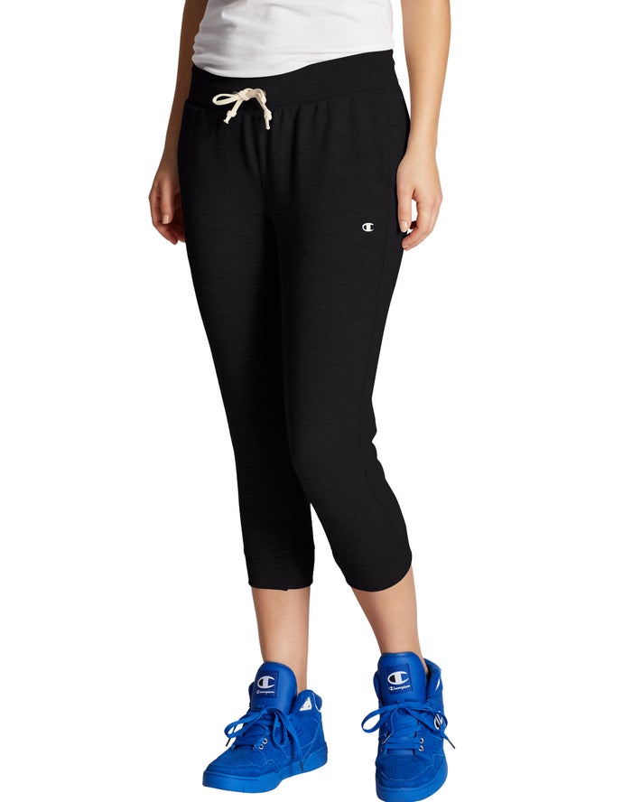 Champion French Terry Legging Dames - Zwart - Belgie 7218LJIRC